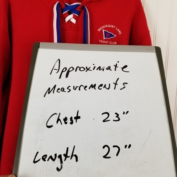 Pennant Sweatshirt Men's XL Full Zip Hoodie Cape Cod Wequaquet Lake Yacht Club - Picture 10 of 12